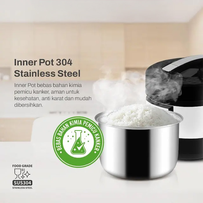 Bolde Super Cook Maestro Pro Max Stainless 2.3 L - Hitam